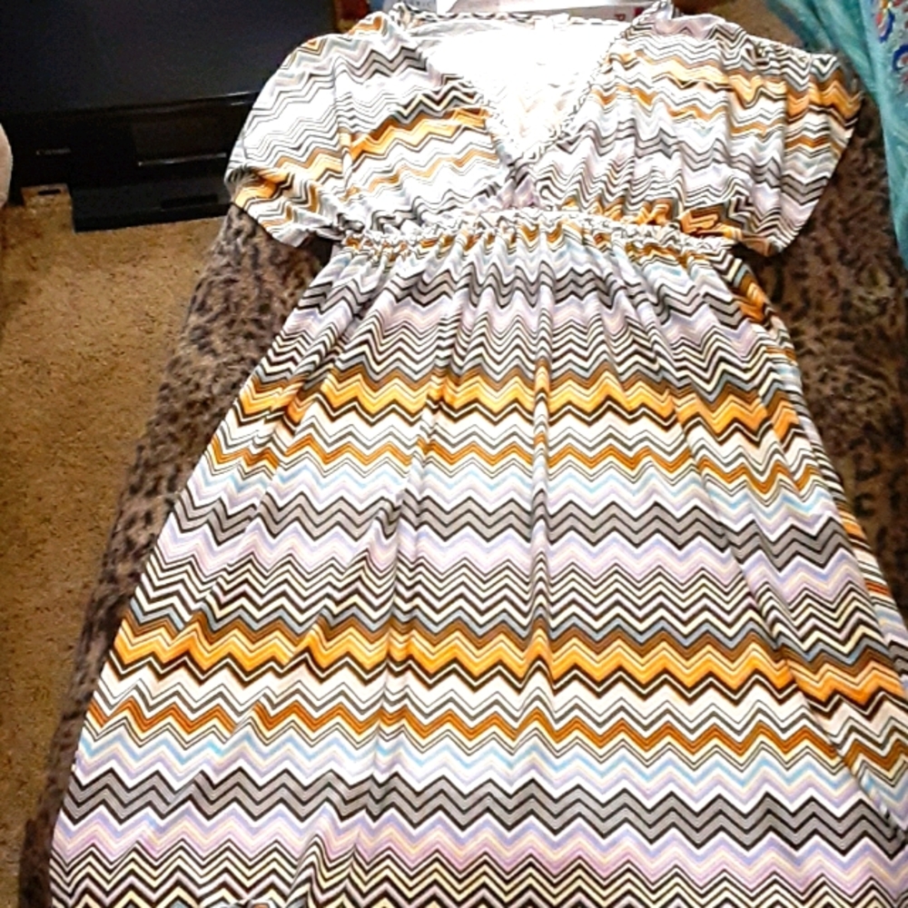 💋2/$20 Like New Cristinalove striped dress